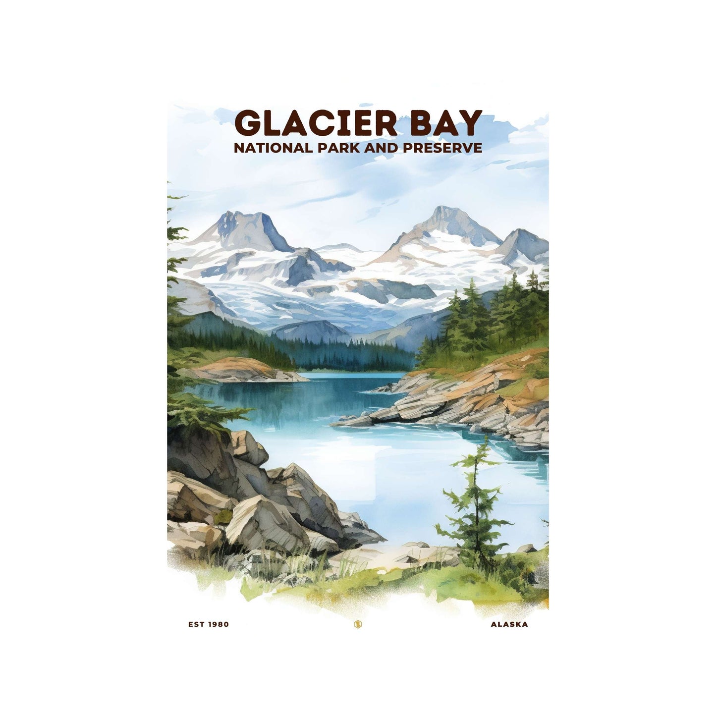 Glacier Bay National Park Poster | S08