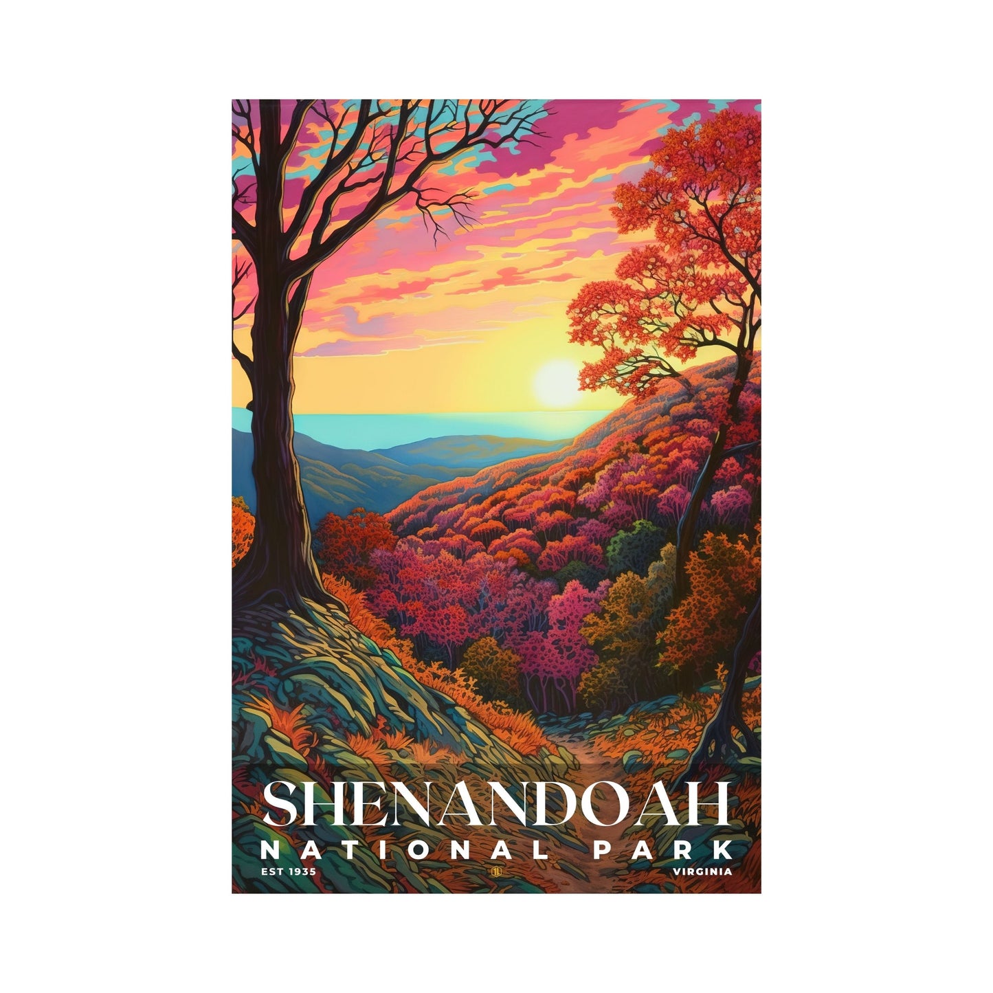 Shenandoah National Park Poster | S02