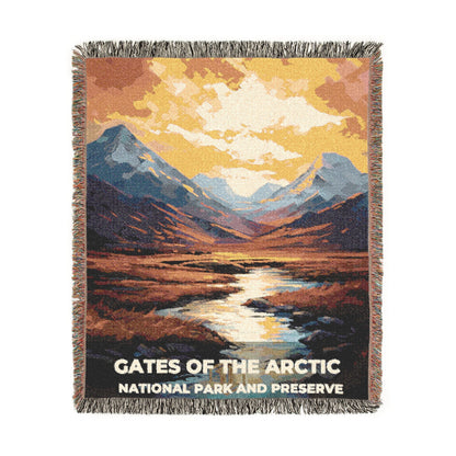Gates of the Arctic National Park Woven Blanket | S06