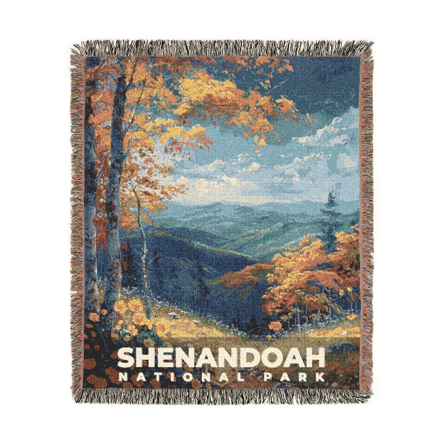 Shenandoah National Park Woven Blanket | S14