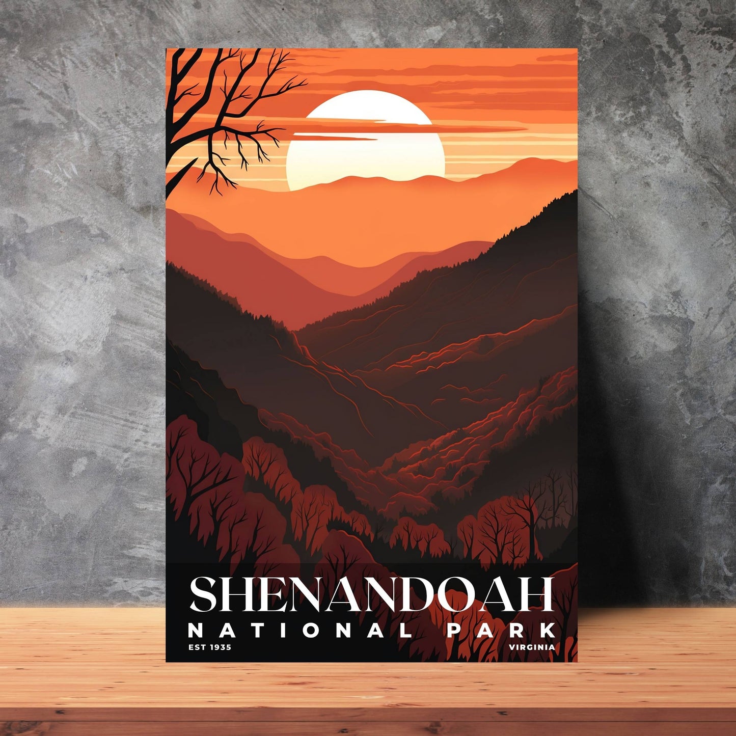 Shenandoah National Park Poster | S03