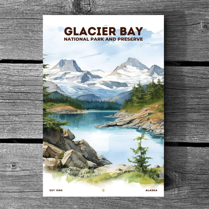 Glacier Bay National Park Poster | S08