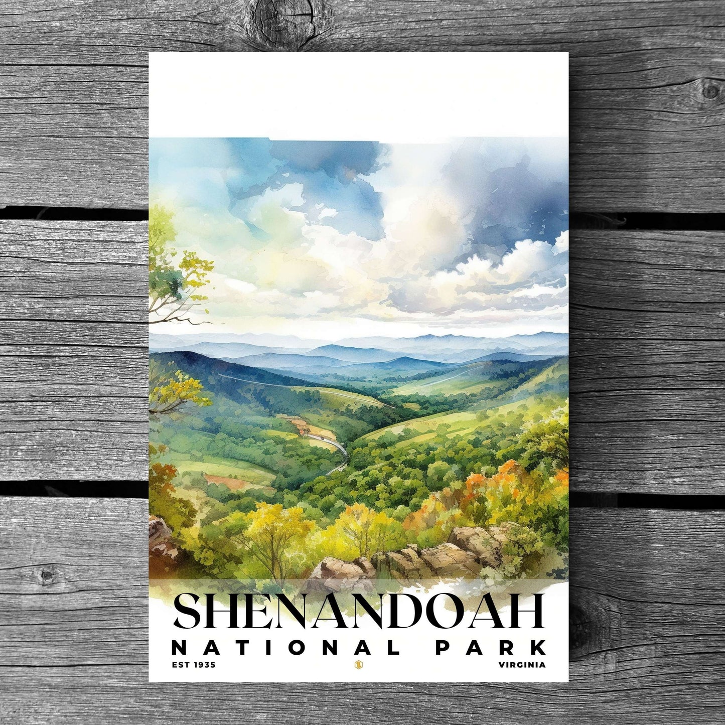 Shenandoah National Park Poster | S04