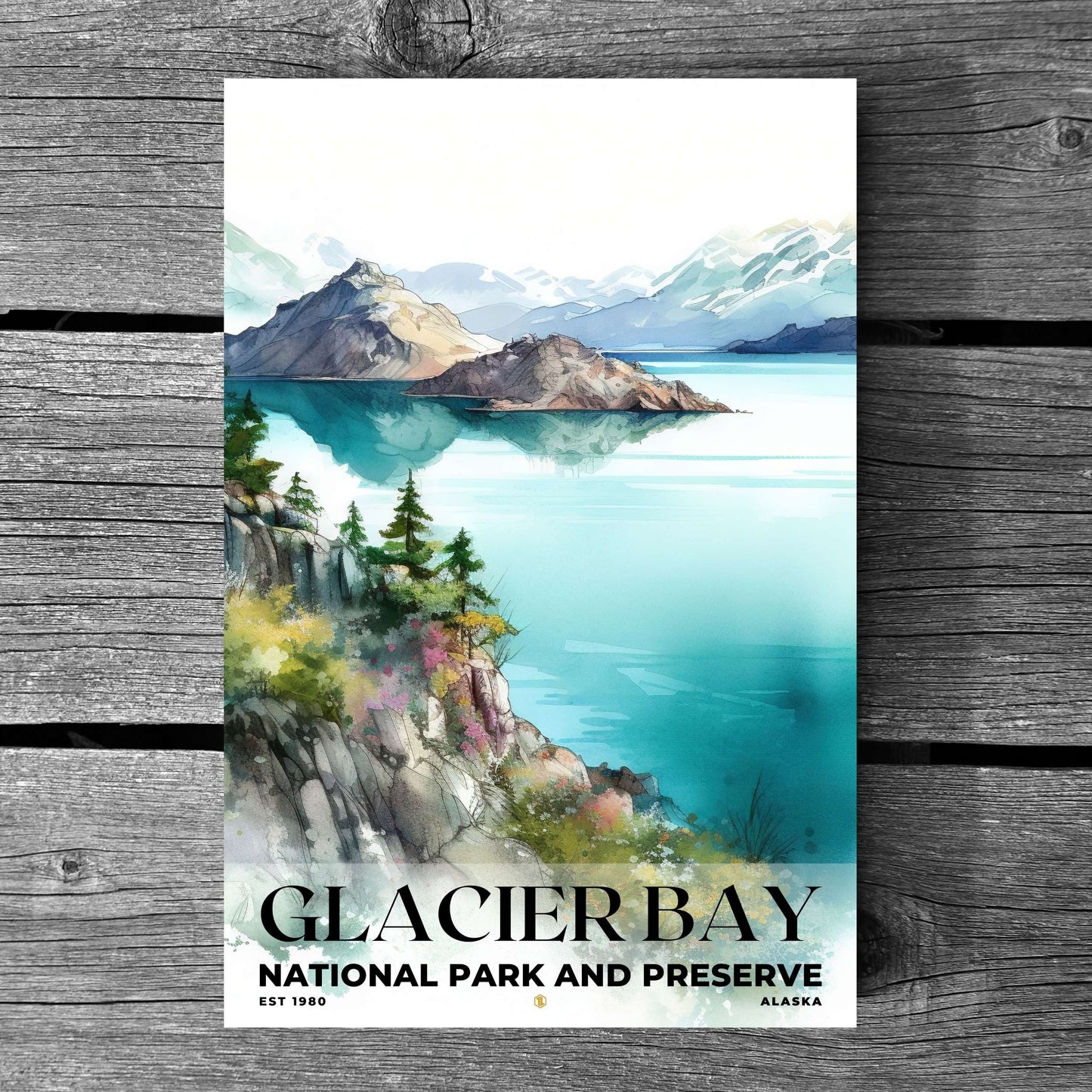 Glacier Bay National Park Poster | S04