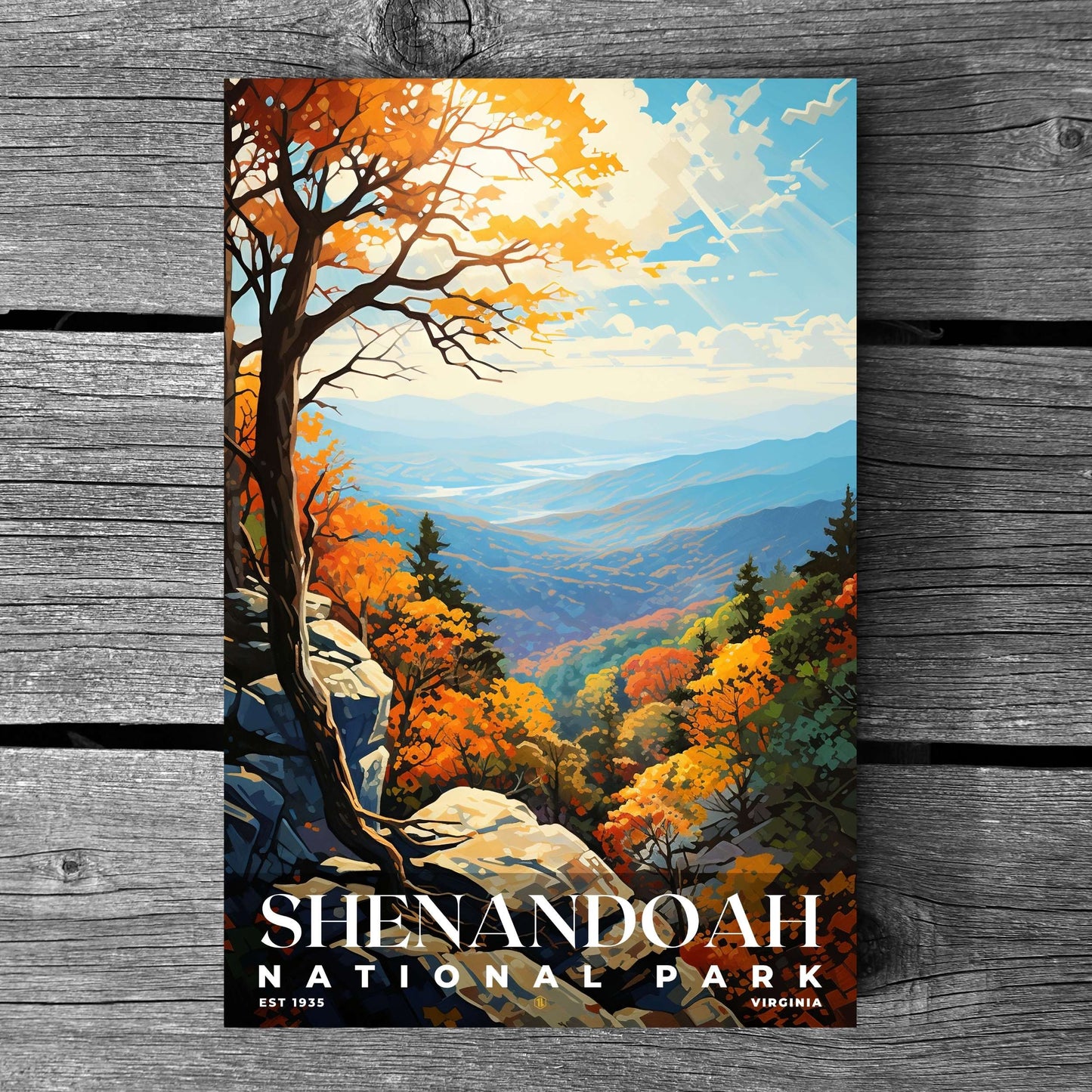 Shenandoah National Park Poster | S06