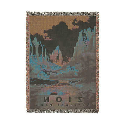 Zion National Park Woven Blanket | S06