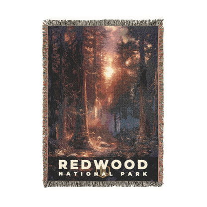 Redwood National Park Woven Blanket | S12