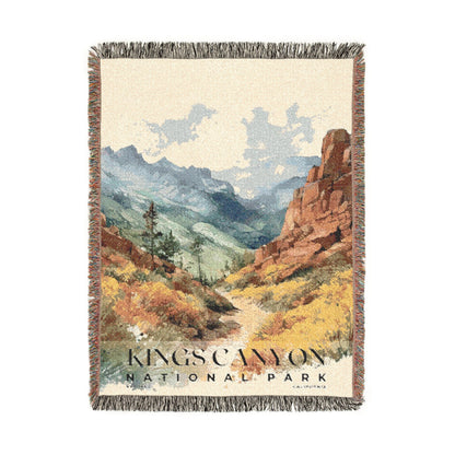 Kings Canyon National Park Woven Blanket | S04