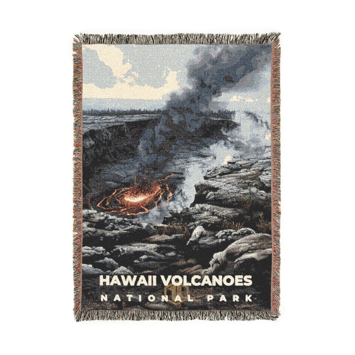 Hawaii Volcanoes National Park Woven Blanket | S17