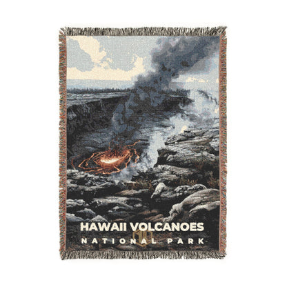 Hawaii Volcanoes National Park Woven Blanket | S17