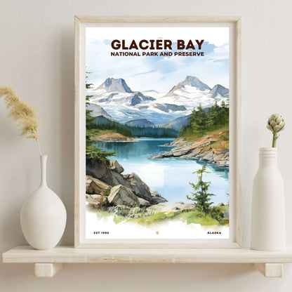 Glacier Bay National Park Poster | S08