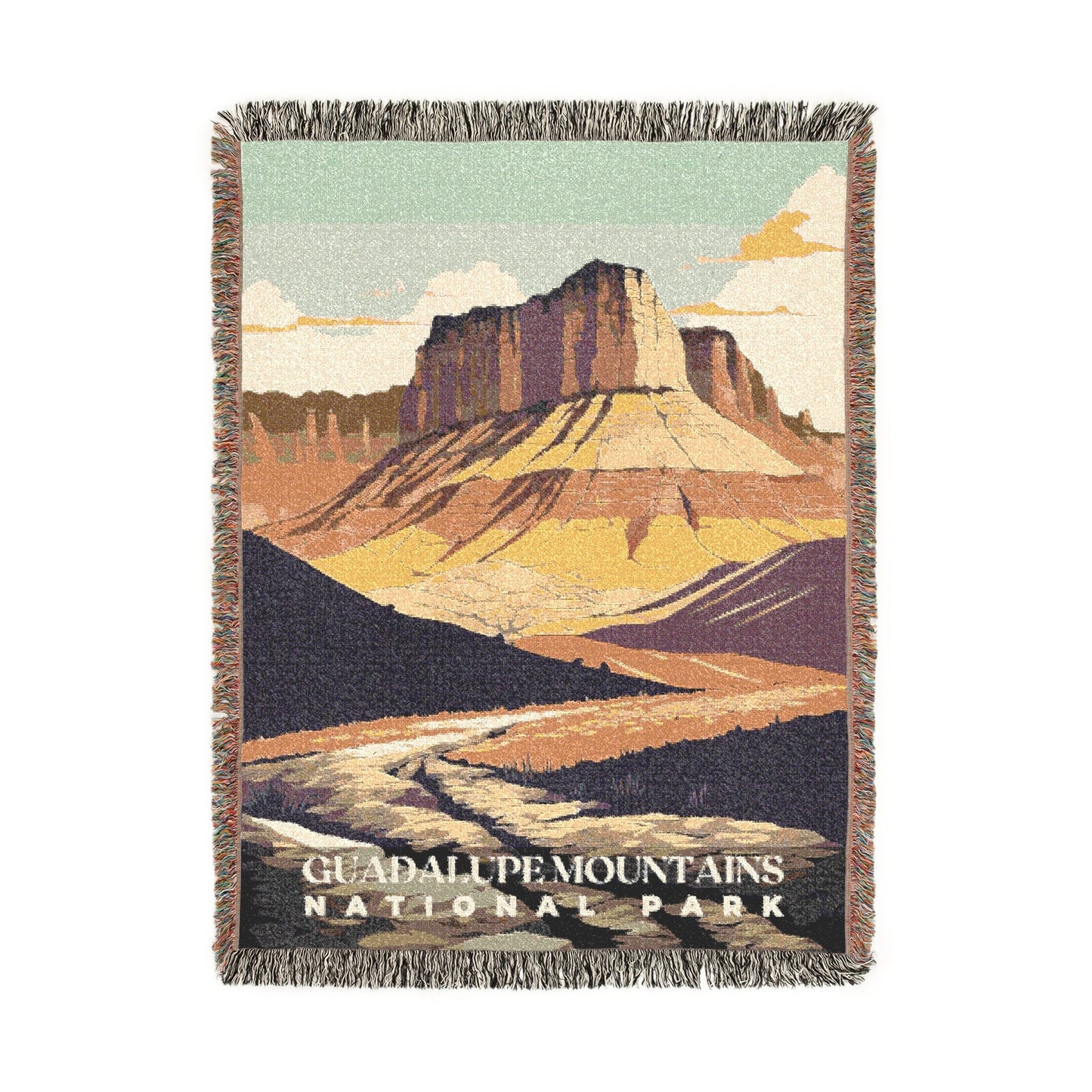 Guadalupe Mountains National Park Woven Blanket | S01
