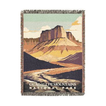 Guadalupe Mountains National Park Woven Blanket | S01