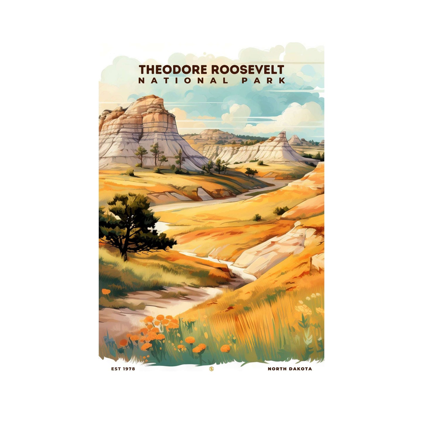 Theodore Roosevelt National Park Poster | S08