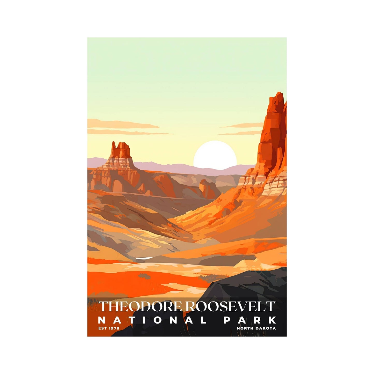 Theodore Roosevelt National Park Poster | S03