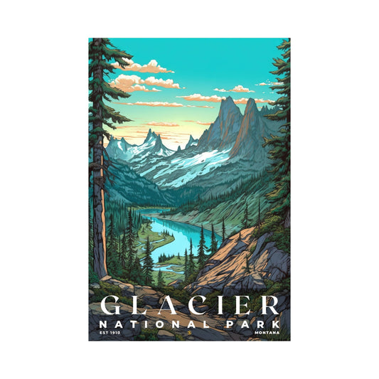 Glacier National Park Poster | S02