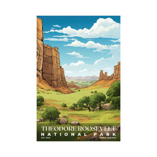 Theodore Roosevelt National Park Poster | S07