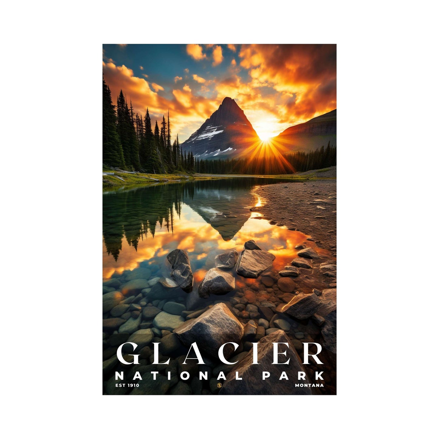 Glacier National Park Poster | S10