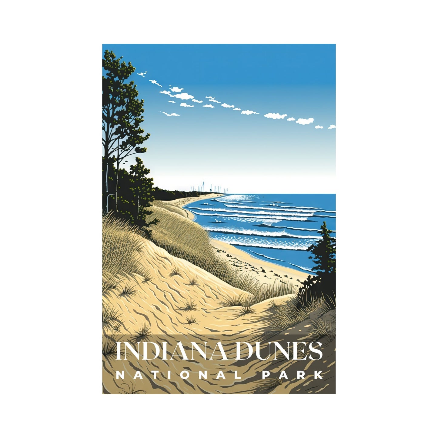 Indiana Dunes National Park Poster | S01