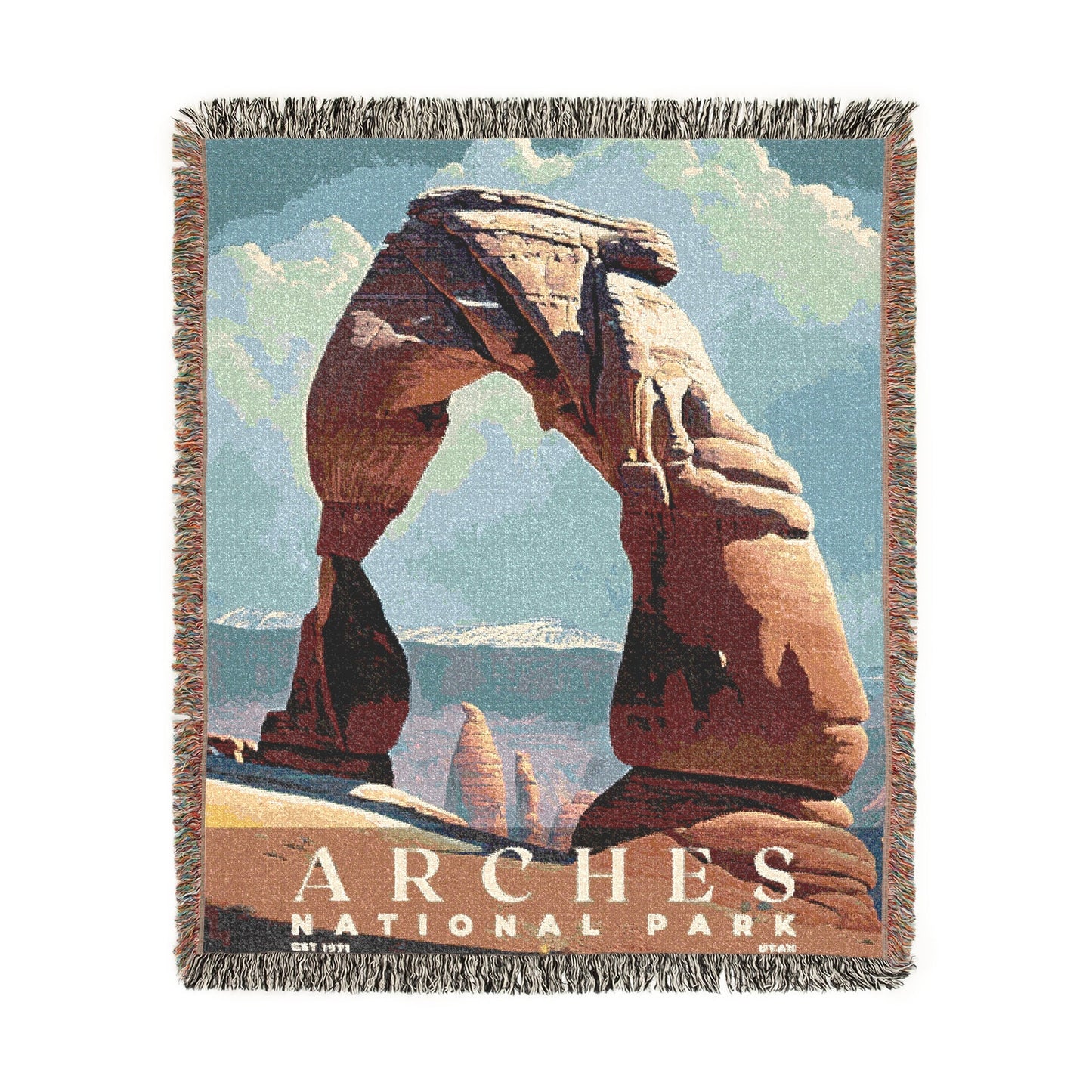 Arches National Park Woven Blanket | S02