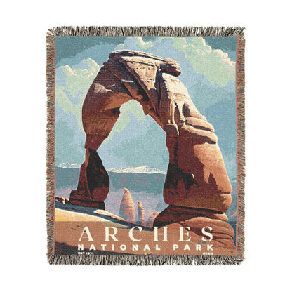 Arches National Park Woven Blanket | S02