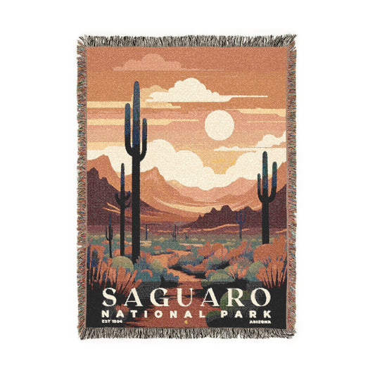 Saguaro National Park Woven Blanket | S05