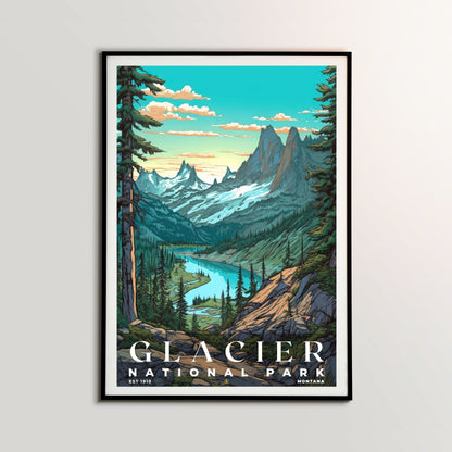 Glacier National Park Poster | S02