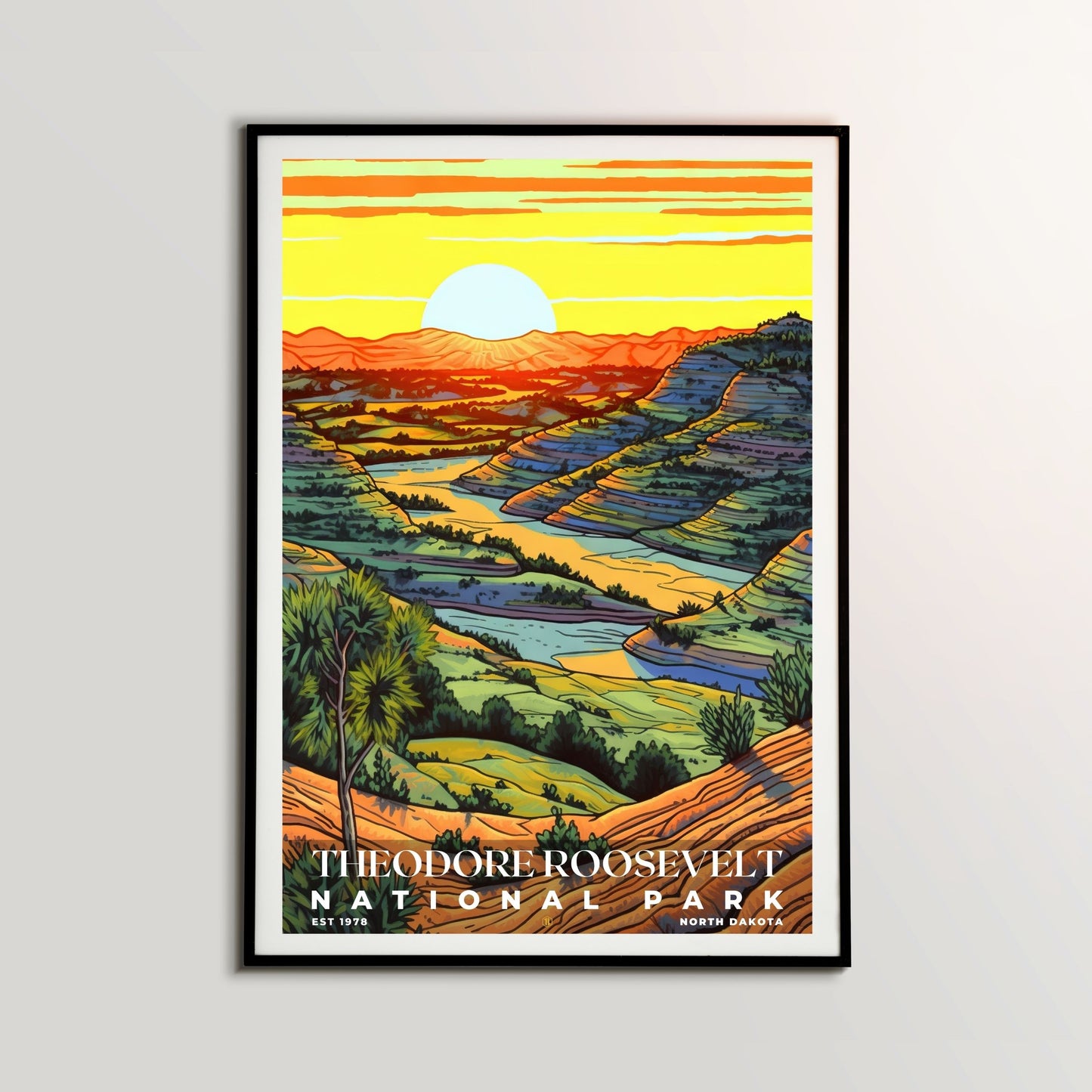 Theodore Roosevelt National Park Poster | S02