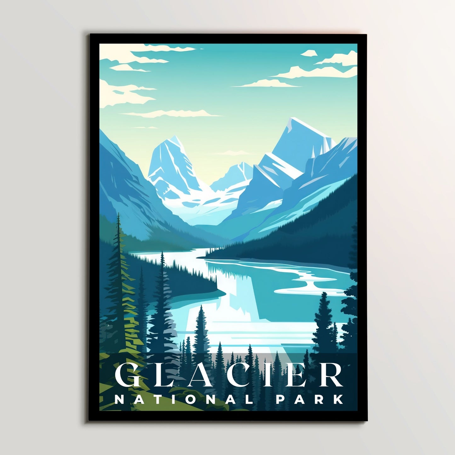 Glacier National Park Poster | S01