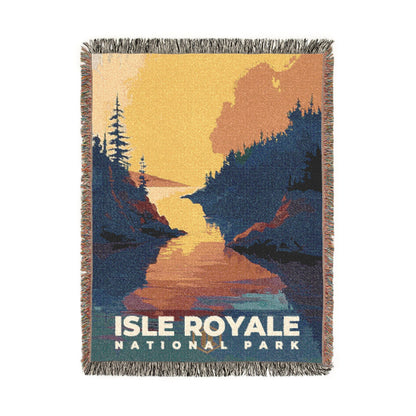 Isle Royale National Park Woven Blanket | S20