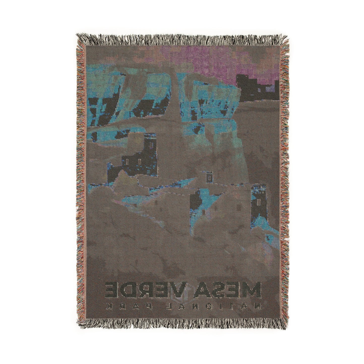 Mesa Verde National Park Woven Blanket | S20