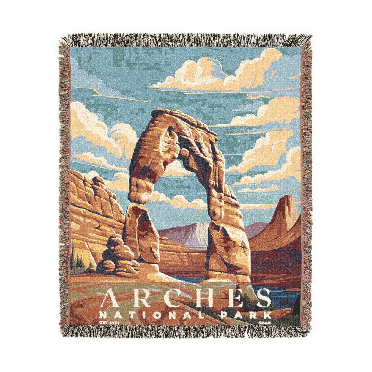 Arches National Park Woven Blanket | S05