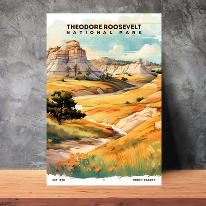 Theodore Roosevelt National Park Poster | S08