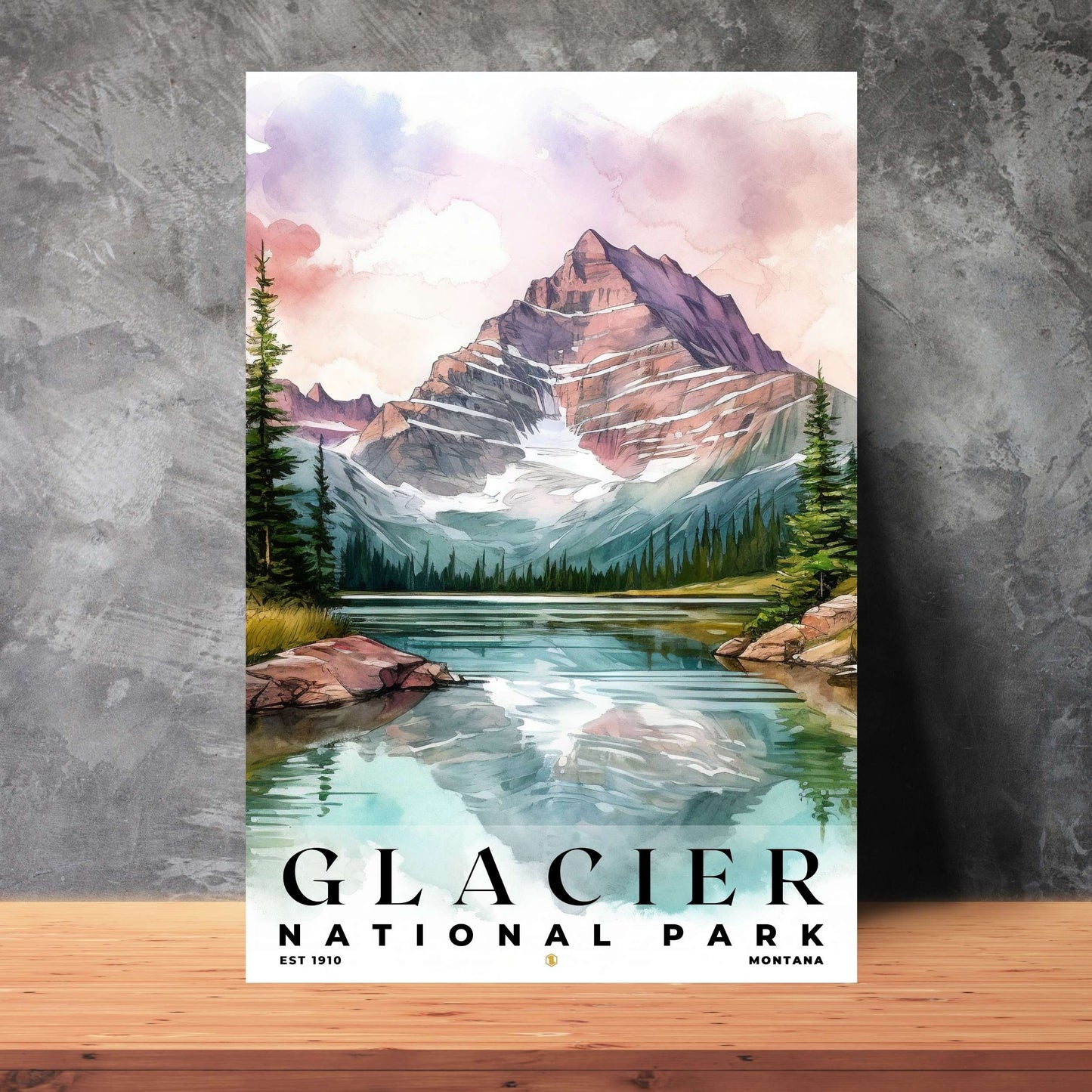 Glacier National Park Poster | S04