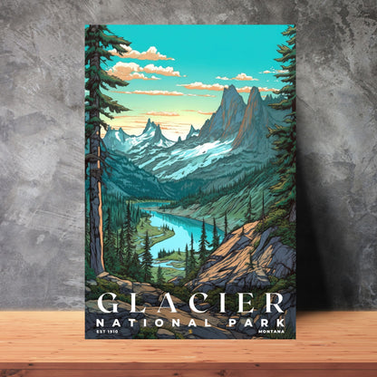 Glacier National Park Poster | S02