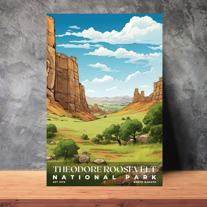 Theodore Roosevelt National Park Poster | S07