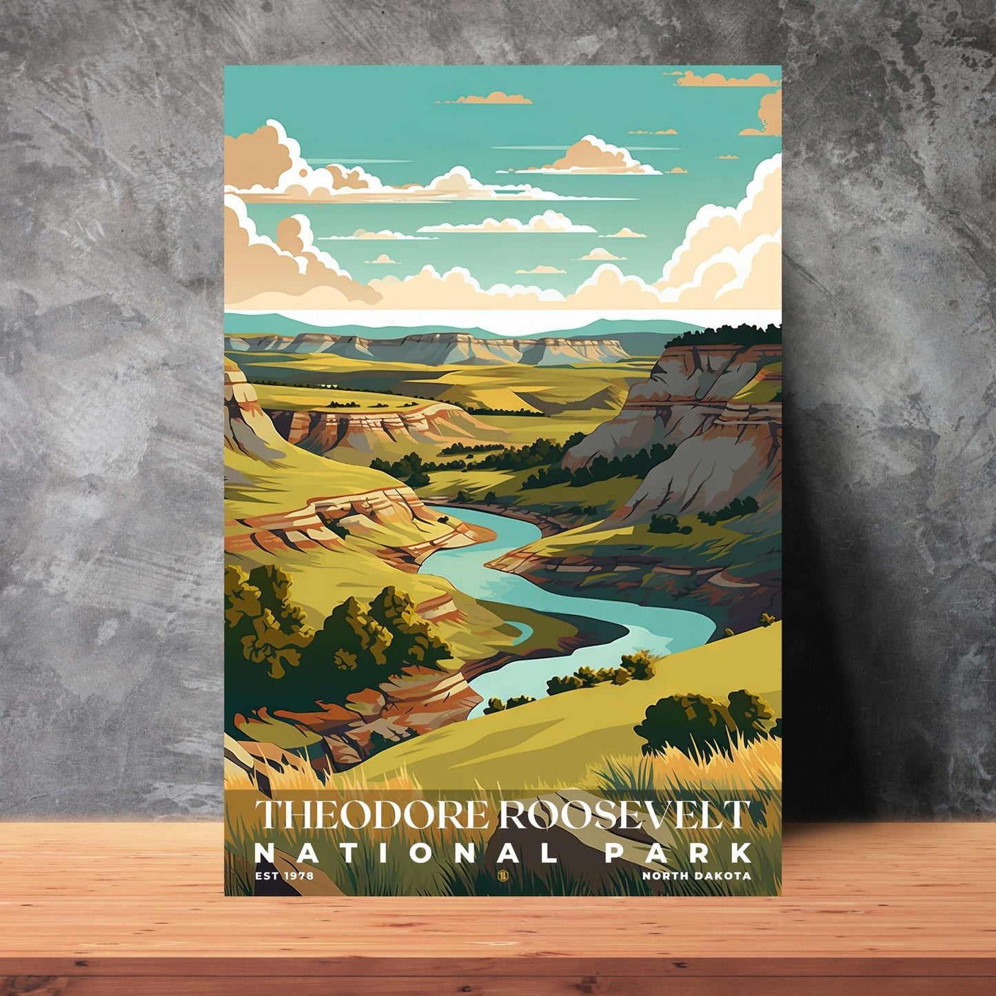 Theodore Roosevelt National Park Poster | S05