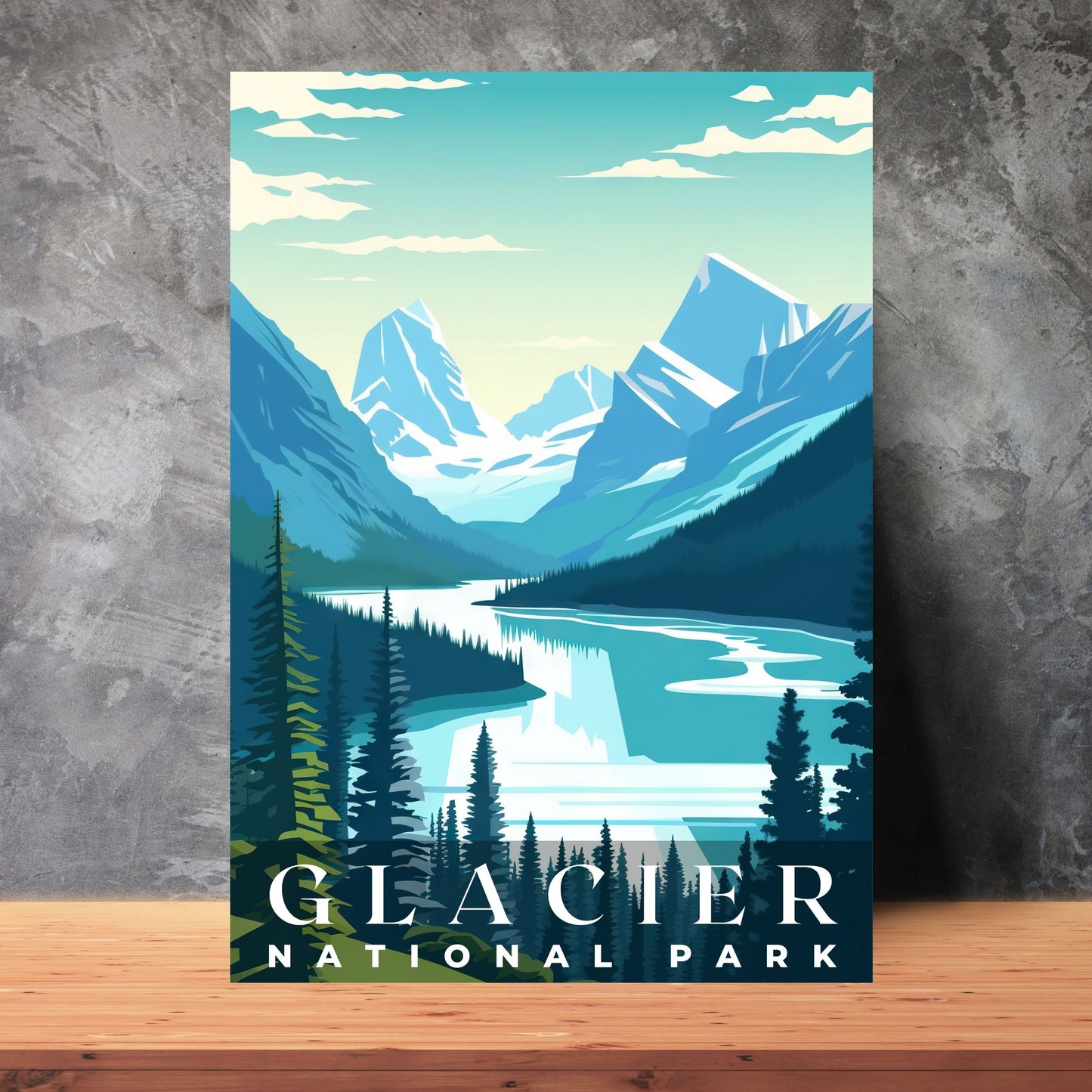 Glacier National Park Poster | S01