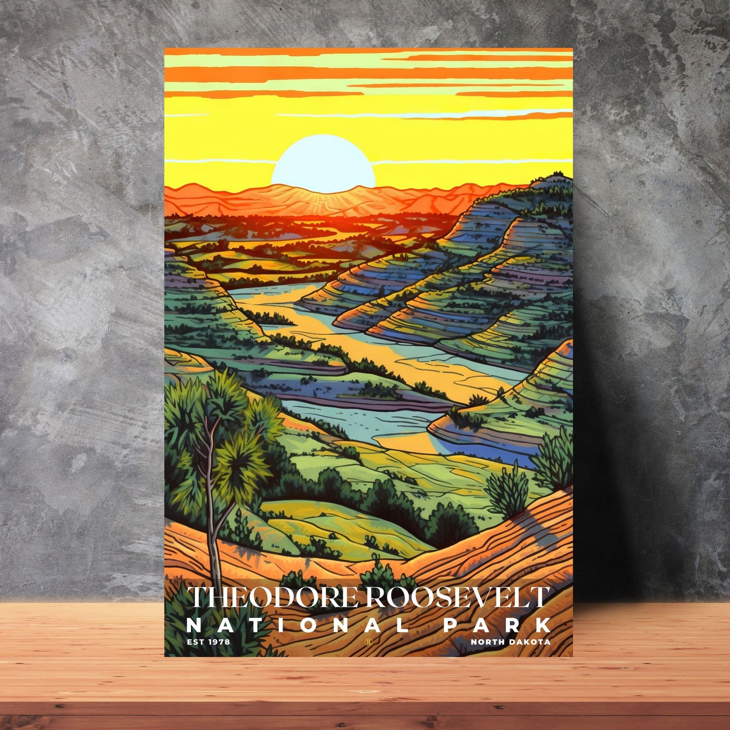 Theodore Roosevelt National Park Poster | S02