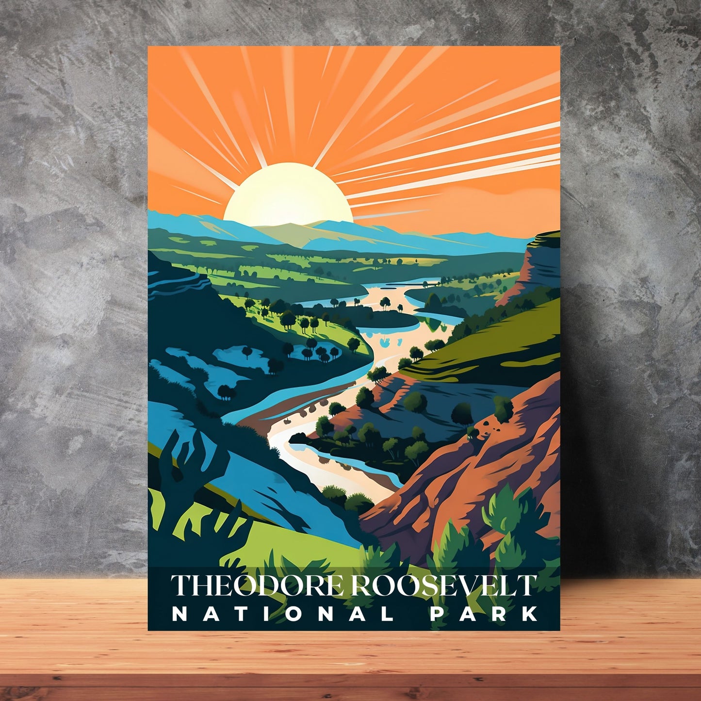 Theodore Roosevelt National Park Poster | S01