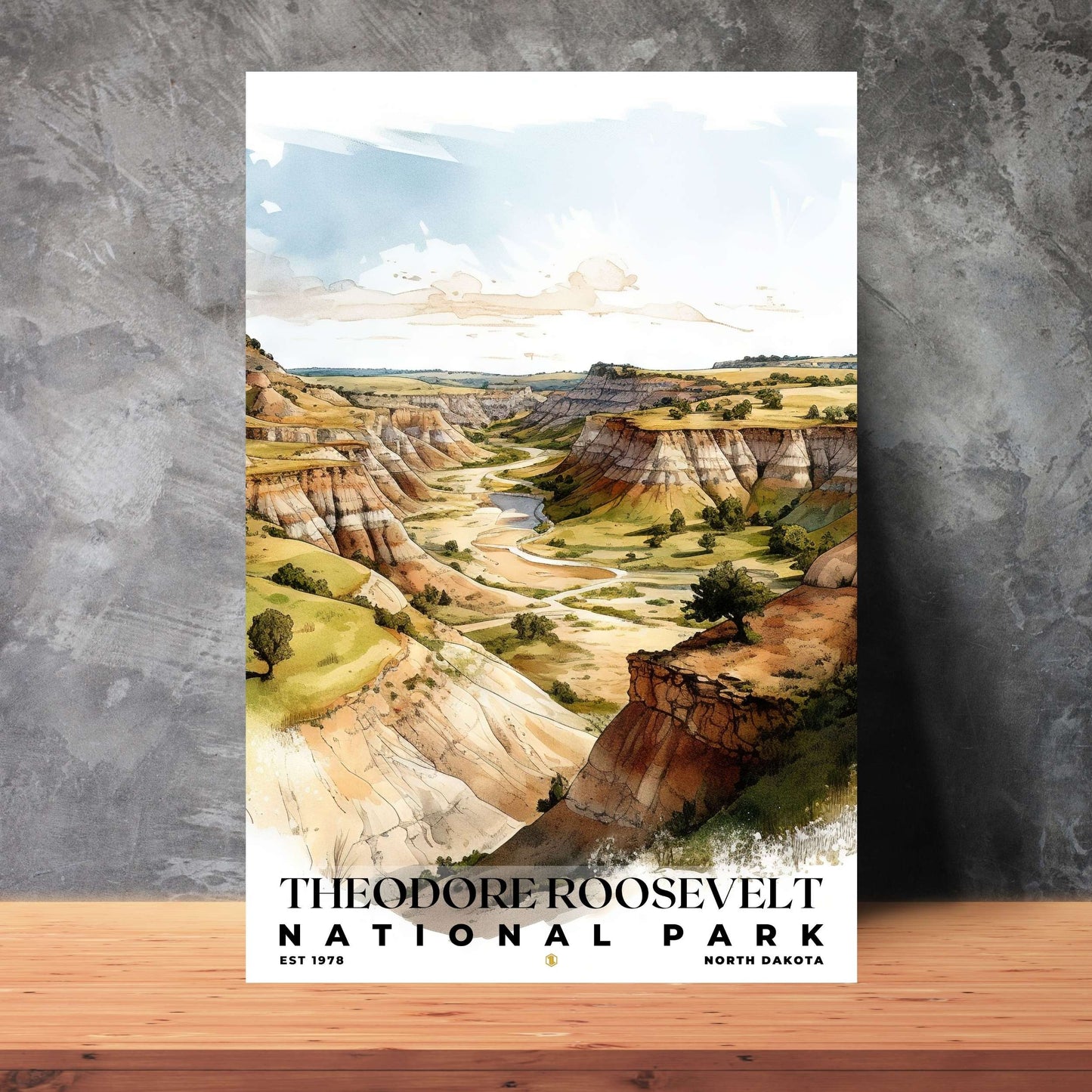 Theodore Roosevelt National Park Poster | S04