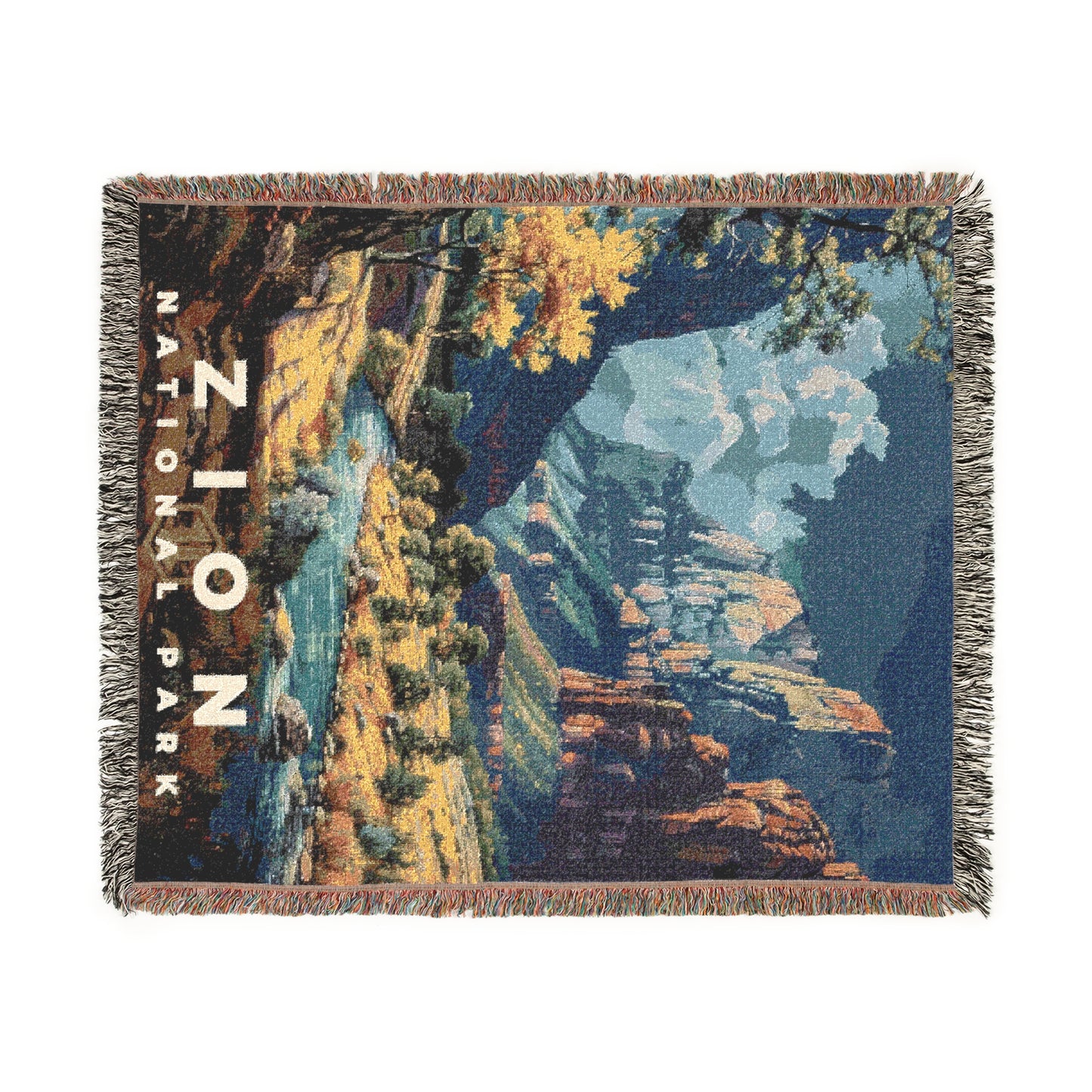 Zion National Park Woven Blanket | S16