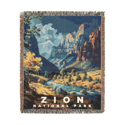 Zion National Park Woven Blanket | S16