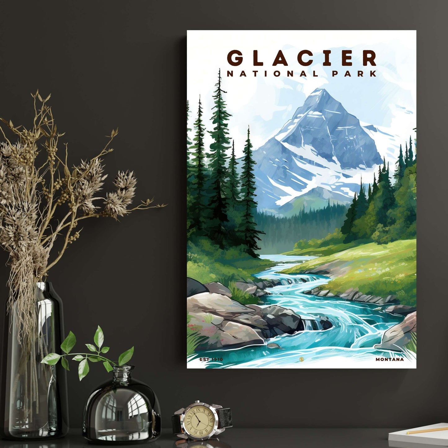 Glacier National Park Poster | S08