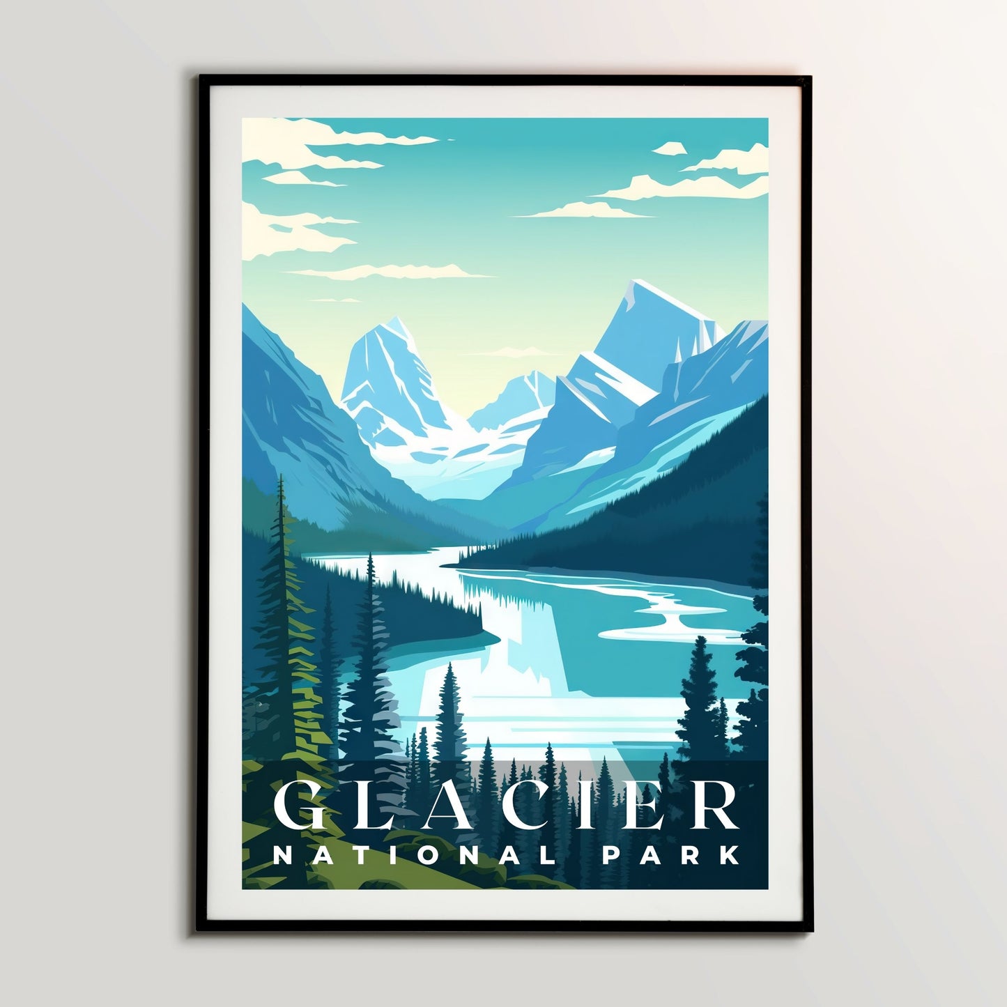 Glacier National Park Poster | S01