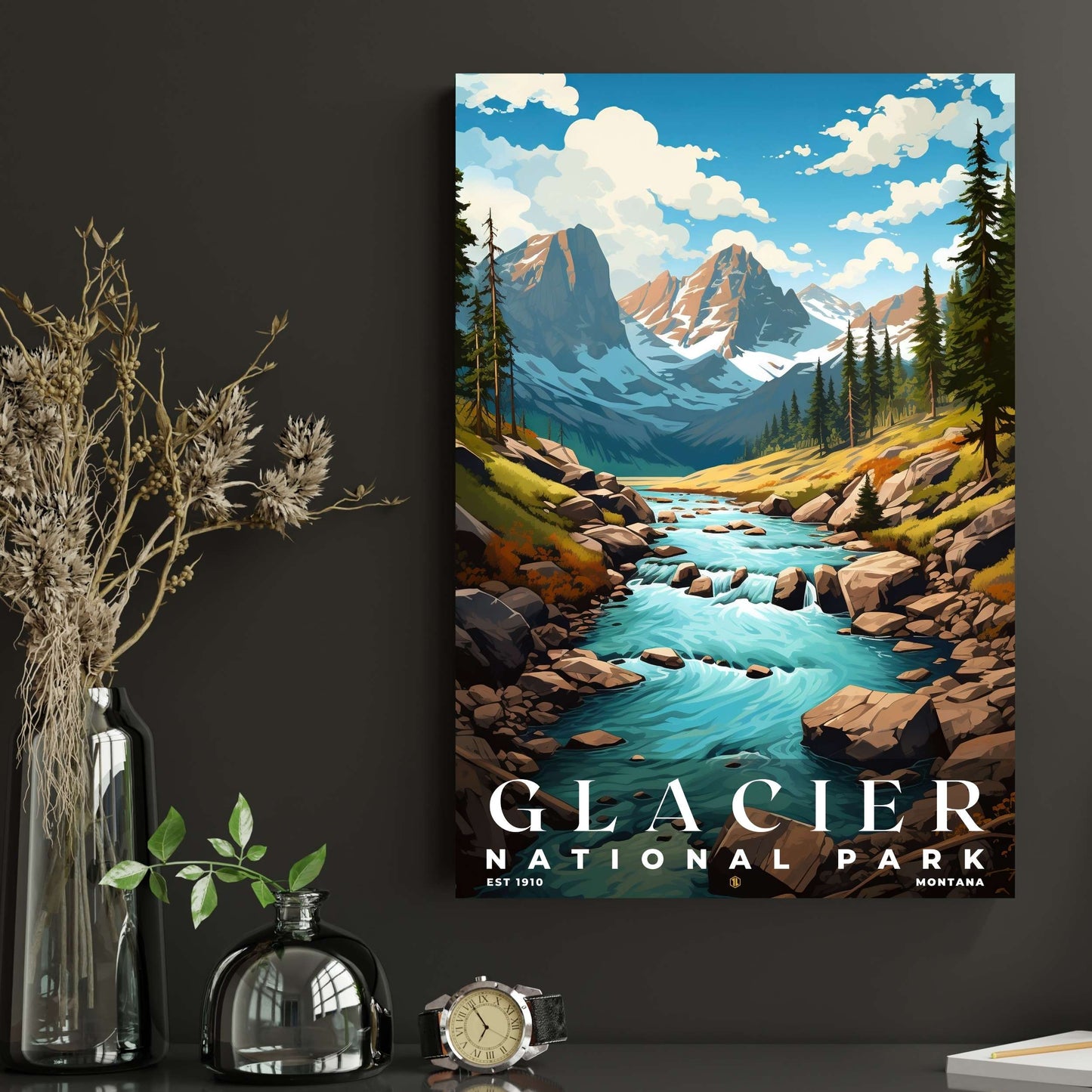 Glacier National Park Poster | S07
