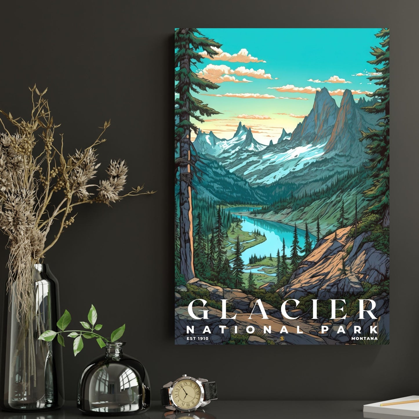 Glacier National Park Poster | S02