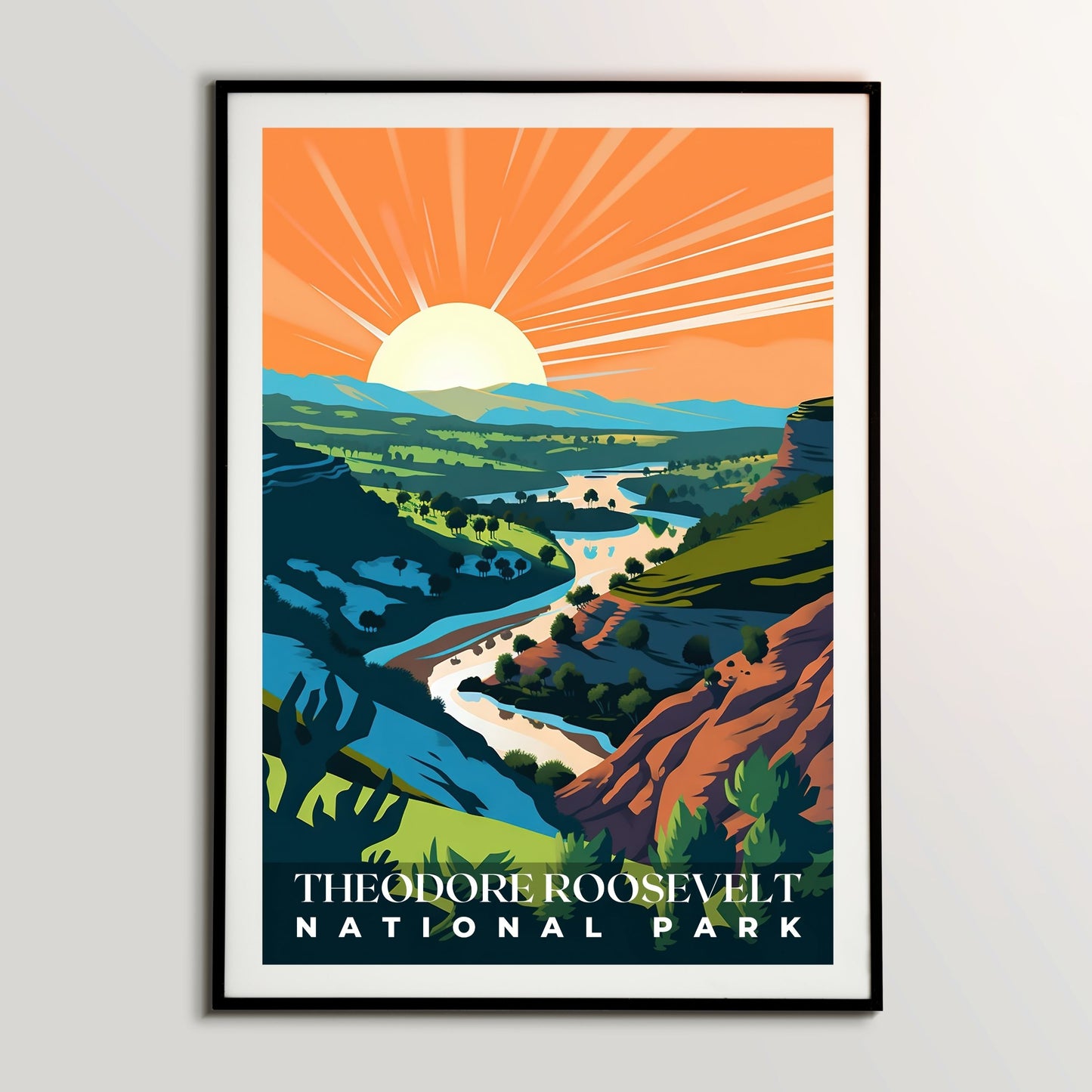 Theodore Roosevelt National Park Poster | S01