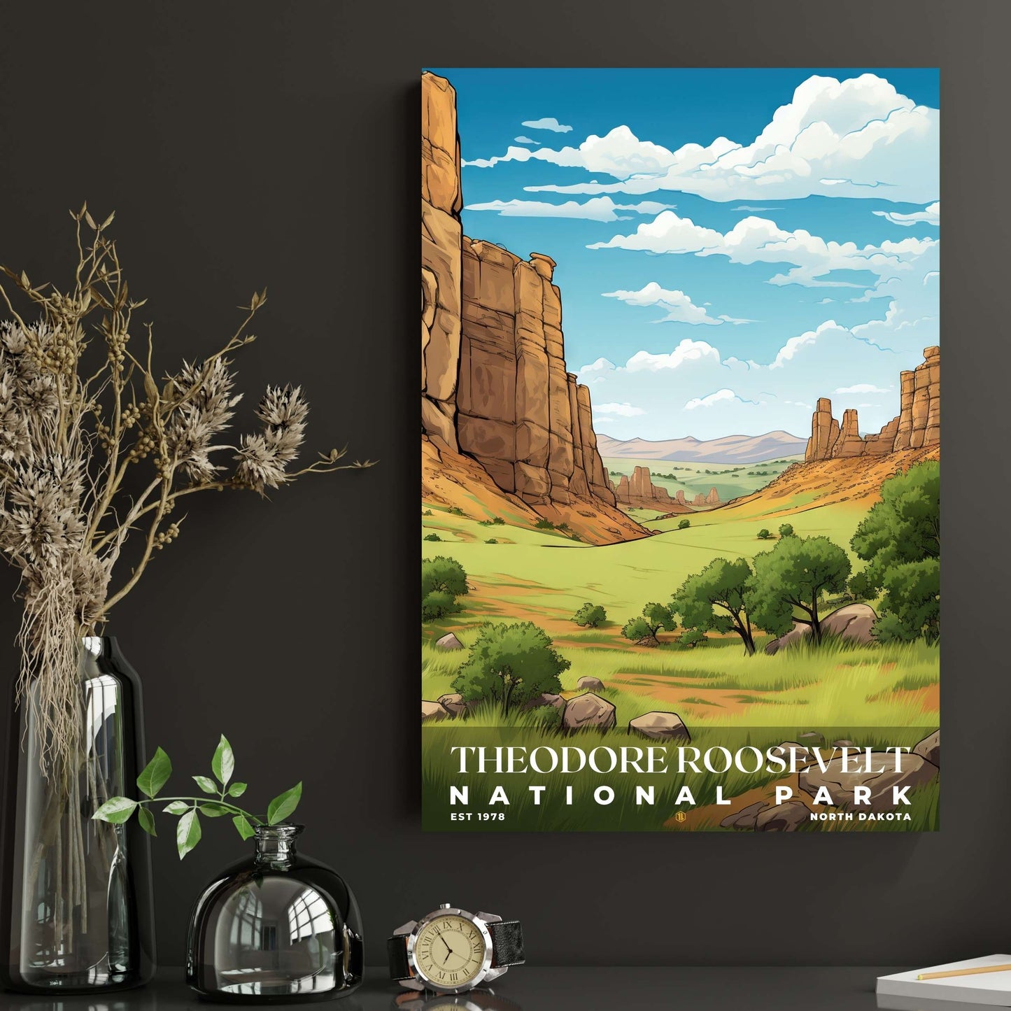 Theodore Roosevelt National Park Poster | S07