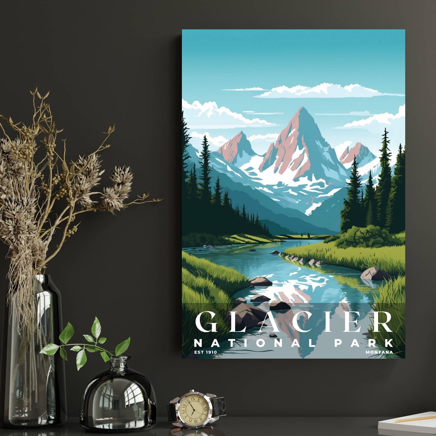 Glacier National Park Poster | S03